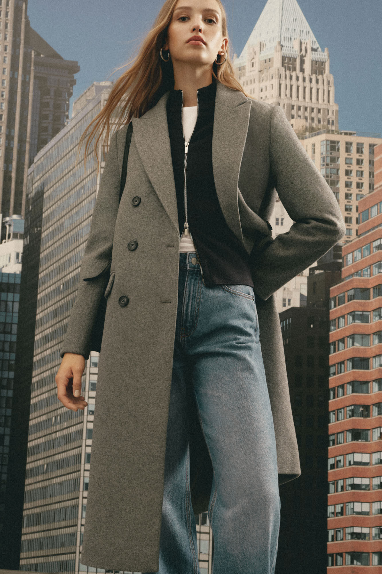 Springfield Long double-breasted coat