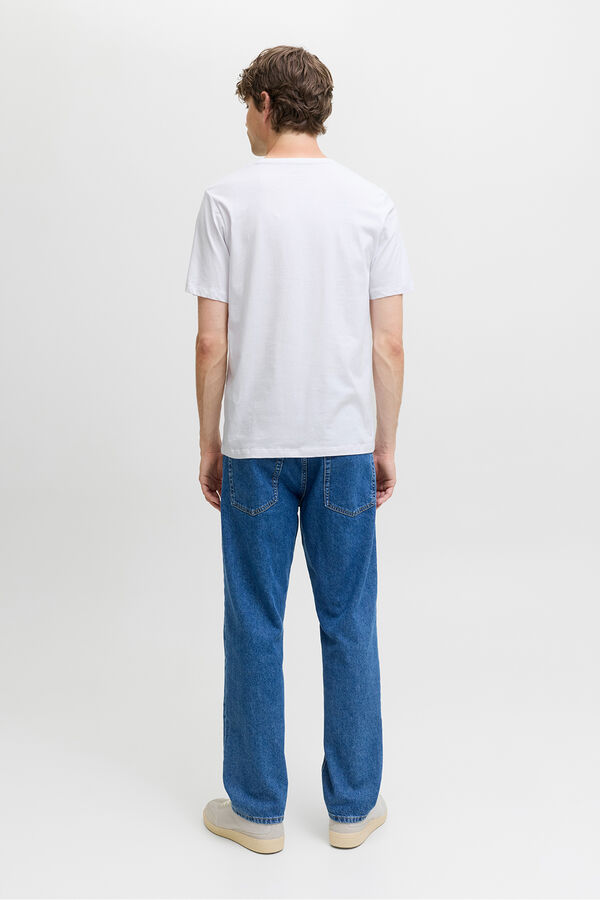 JJ REBEL Camiseta regular fit blanco