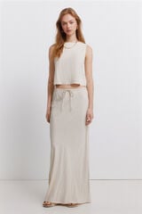 Springfield Midi skirt nude