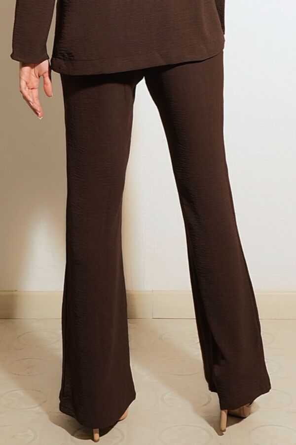 Cul Sac Fluid flared trousers brown