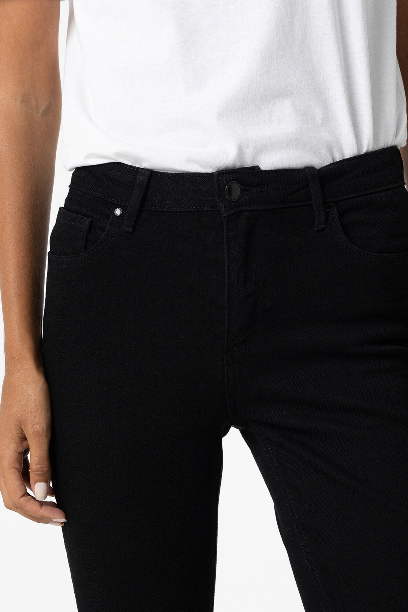 Tiffosi Vaqueros capri acampanados Megan