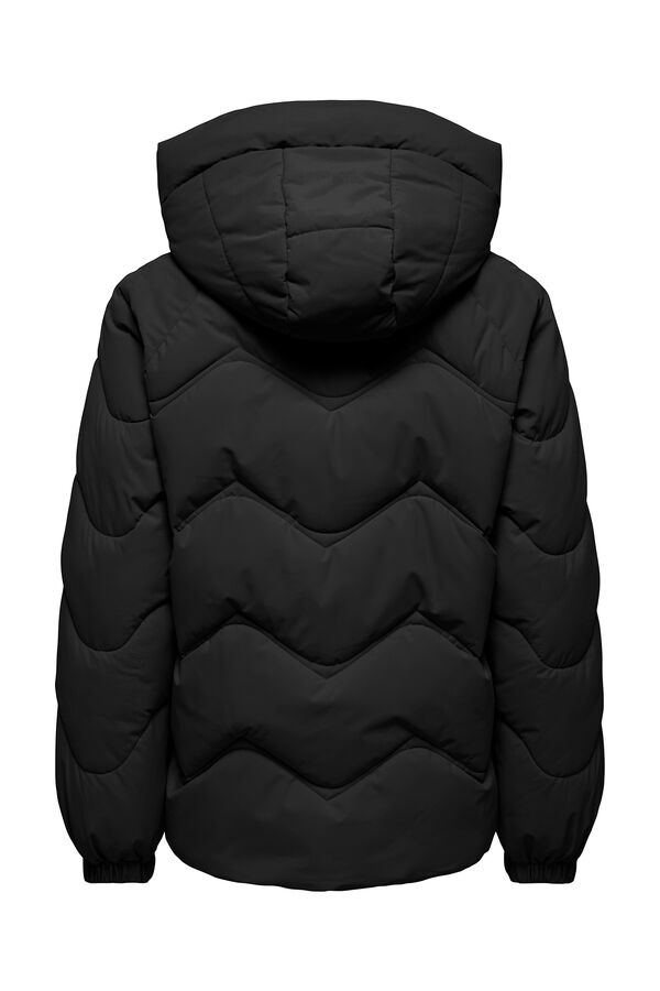 JDY Puffer coat black