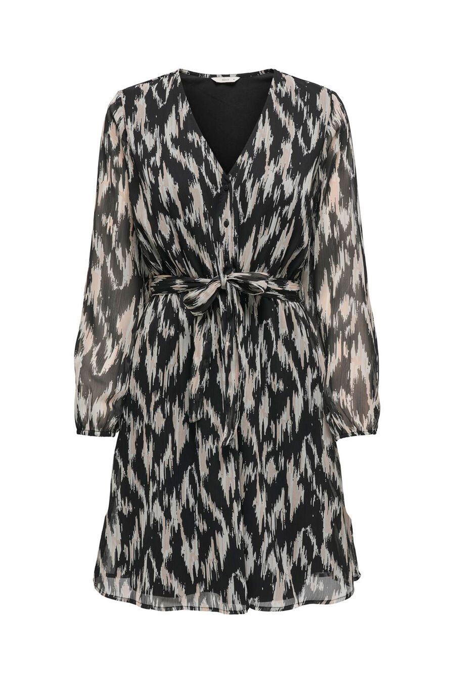 Vestido corto de gasa