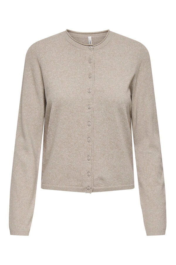 Only Cardigan with buttons brown