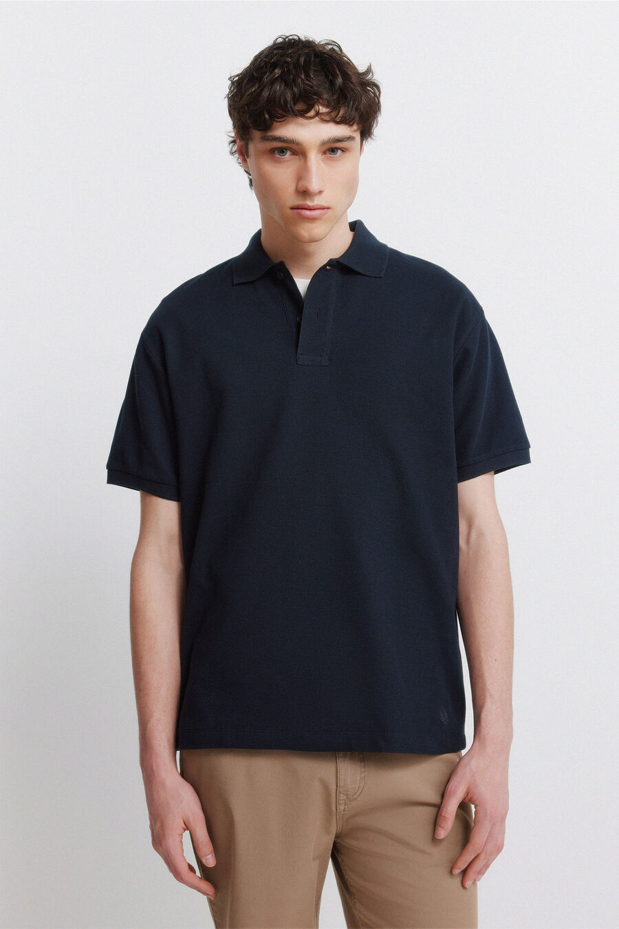 Polo estructura regular fit