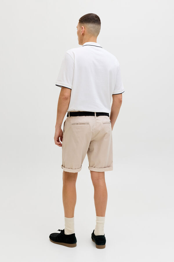 Jack & Jones Stretch chino Bermuda shorts grey