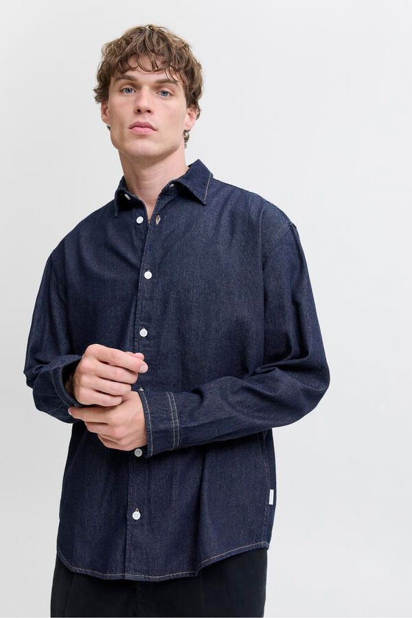 Jack & Jones Hemd Blau