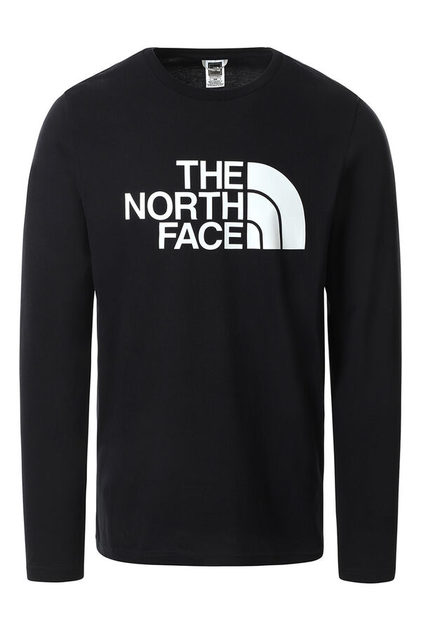 Springfield Langarmshirt Logo The North Face schwarz