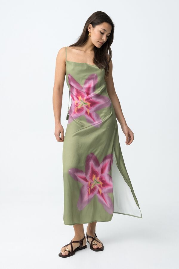 Tiffosi Printed dress green