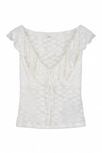 Springfield Lace ruffle top