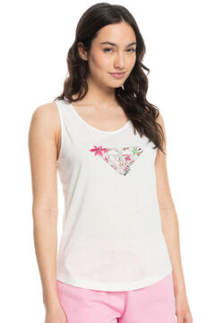 Springfield Classic sleeveless T-shirt for Women white