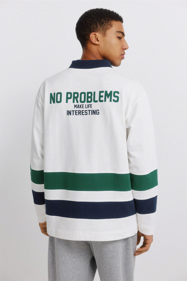 Springfield Double weekend long sleeve T-shirt beige