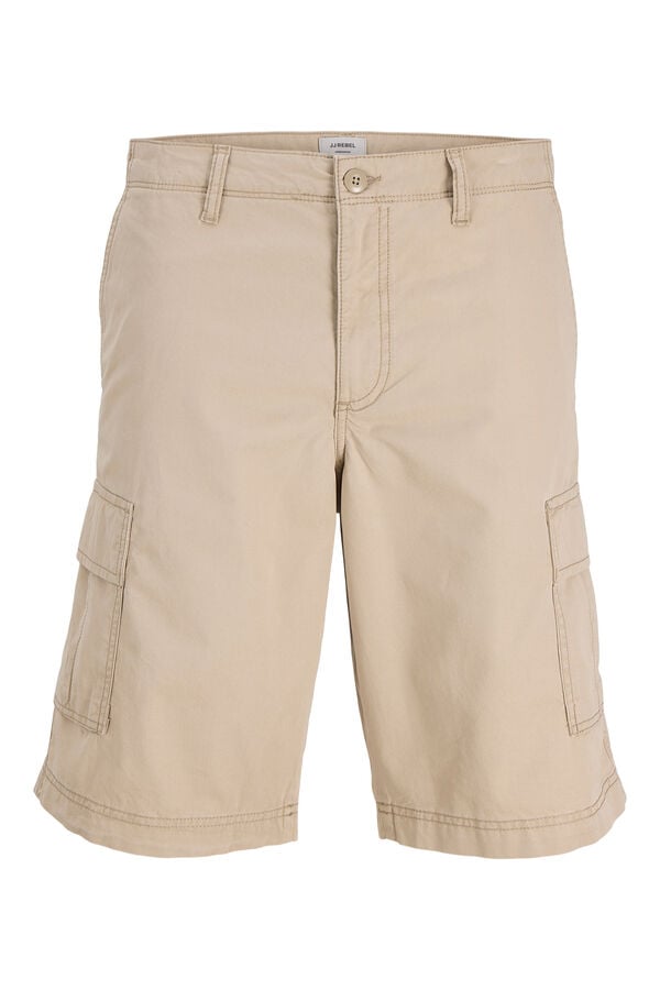 JJ REBEL Relaxed fit cargo Bermuda shorts grey