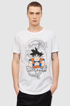 Springfield Camiseta Estampado Dragon Ball blanco