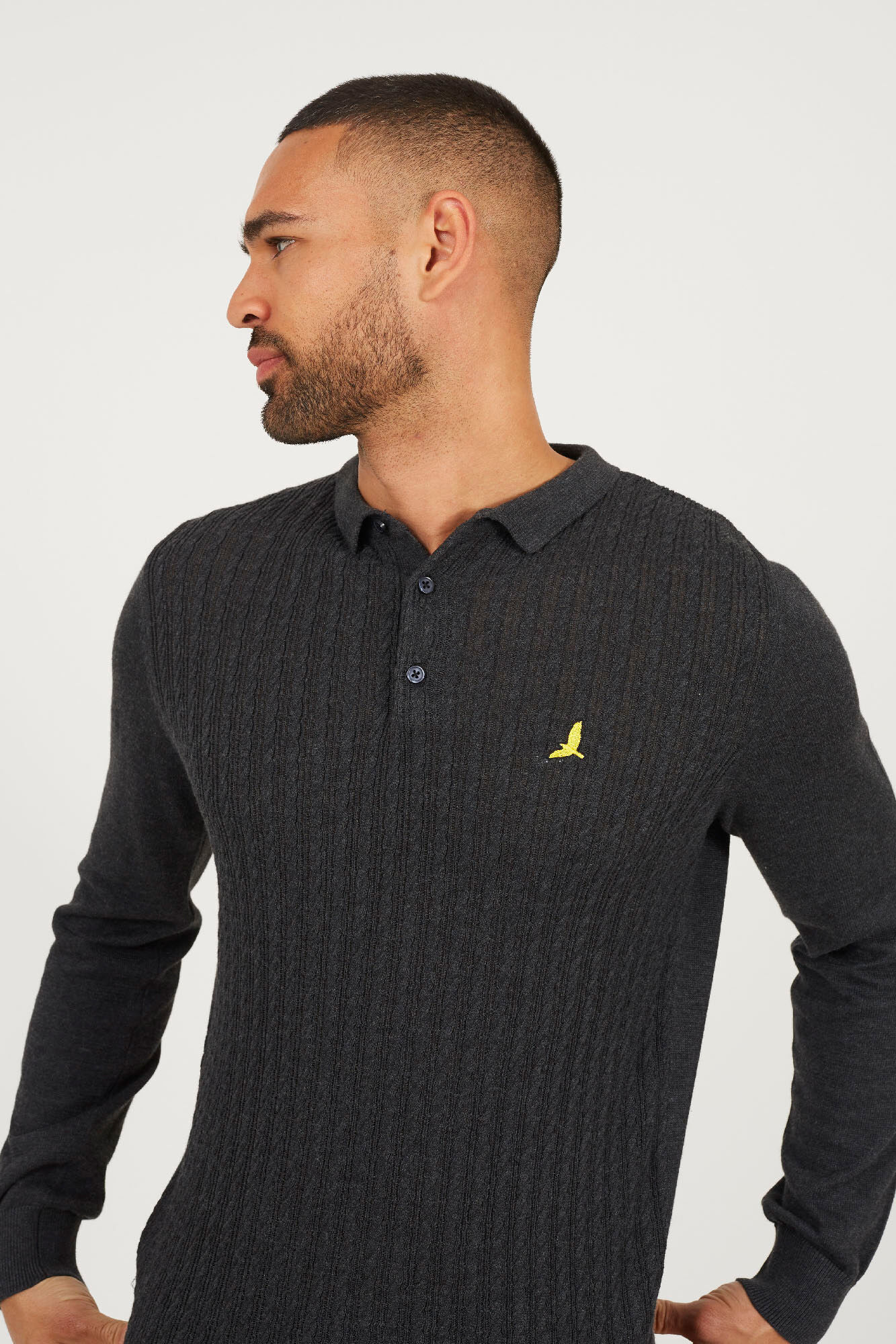 Brave Soul Jersey cuello polo