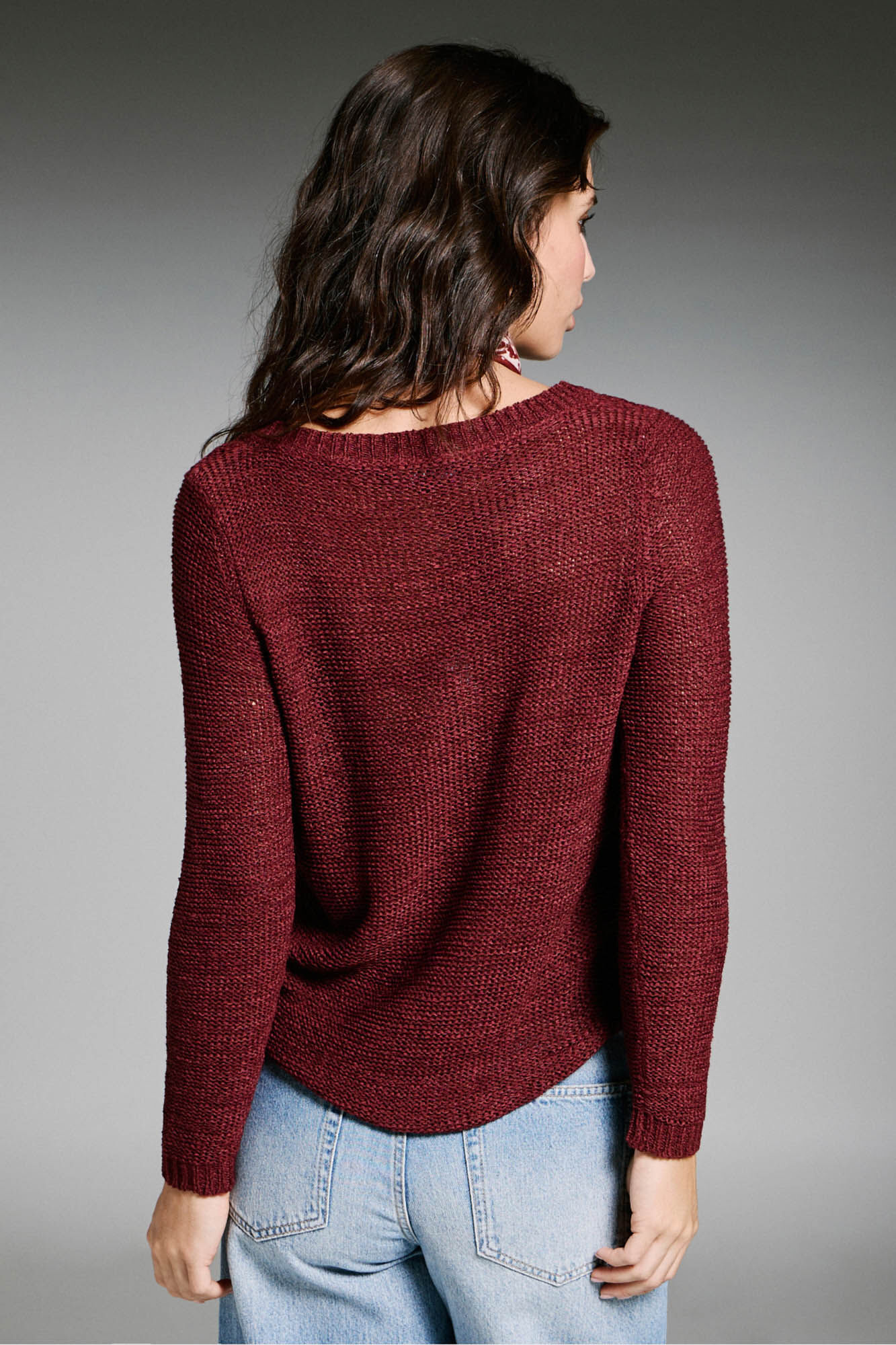 Only Jersey de cuello redondo