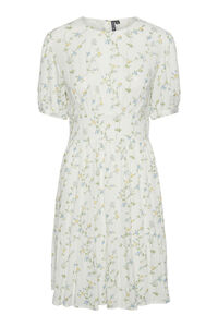 Pieces Kurzes Kleid mit geschlossenem Ausschnitt / Kragen