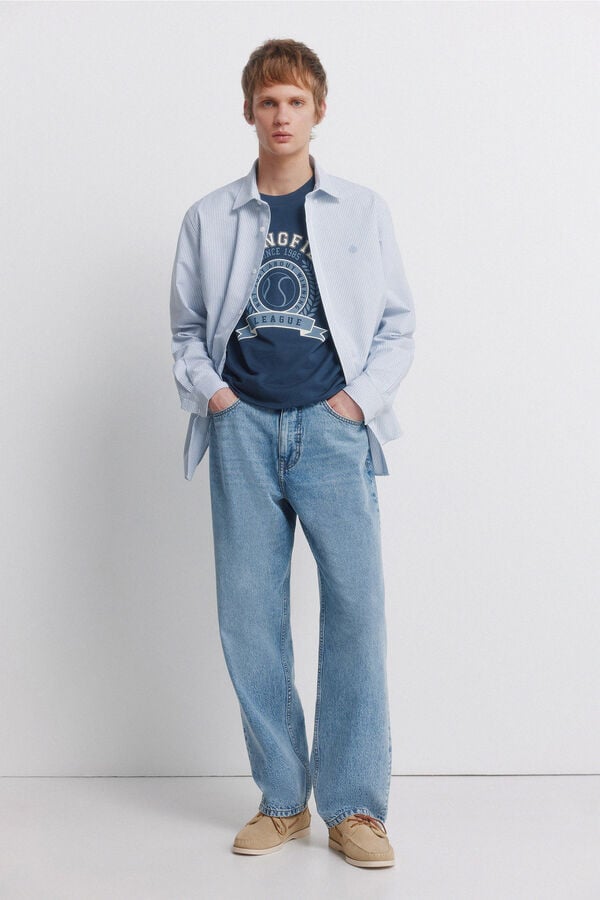 Springfield Sport logo T-shirt blue