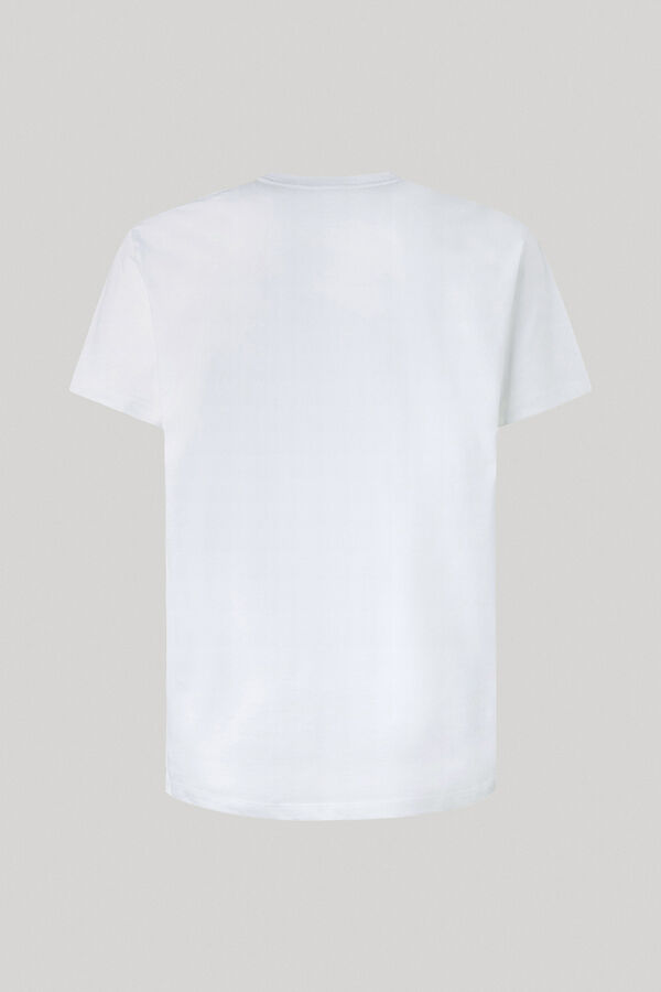 Springfield Camiseta Básica Con Logo blanco