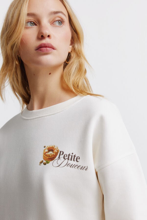 Springfield Brown boheme Sweatshirt printed