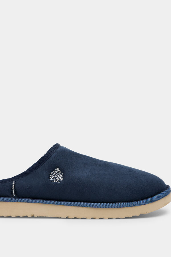 Springfield Two-tone ribbon slipper bluish