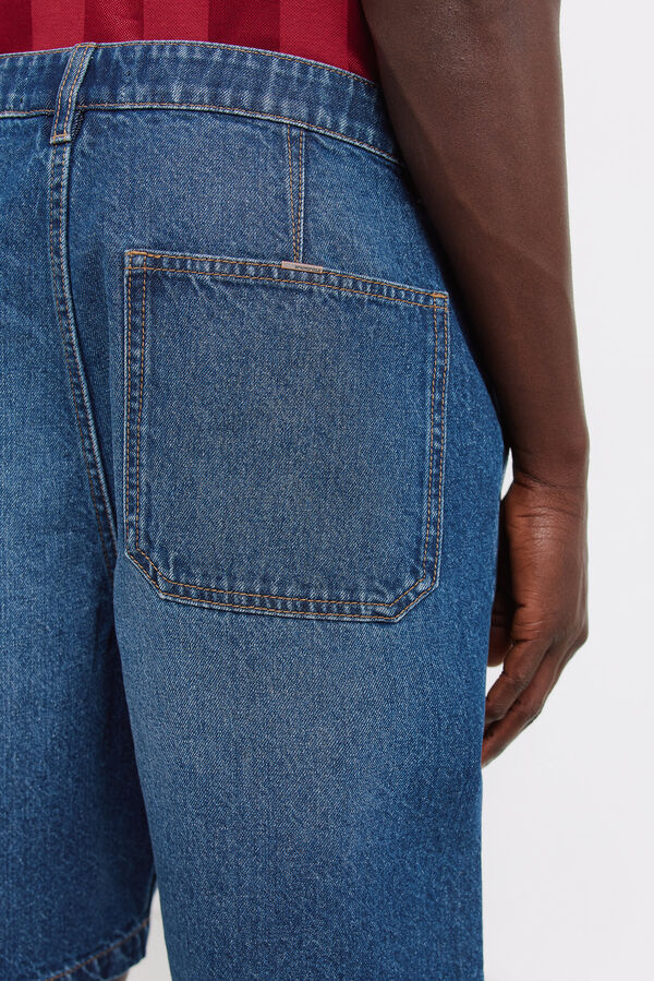 Springfield Teksas chino bermude ravnog kroja Plava