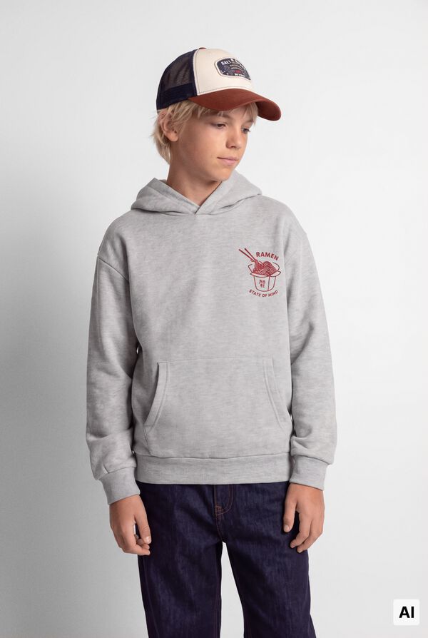 Springfield Kids Sudadera "Korean Noodes" ni&ntilde;o gris