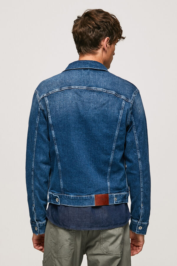 Springfield Men's denim jacket bleuté