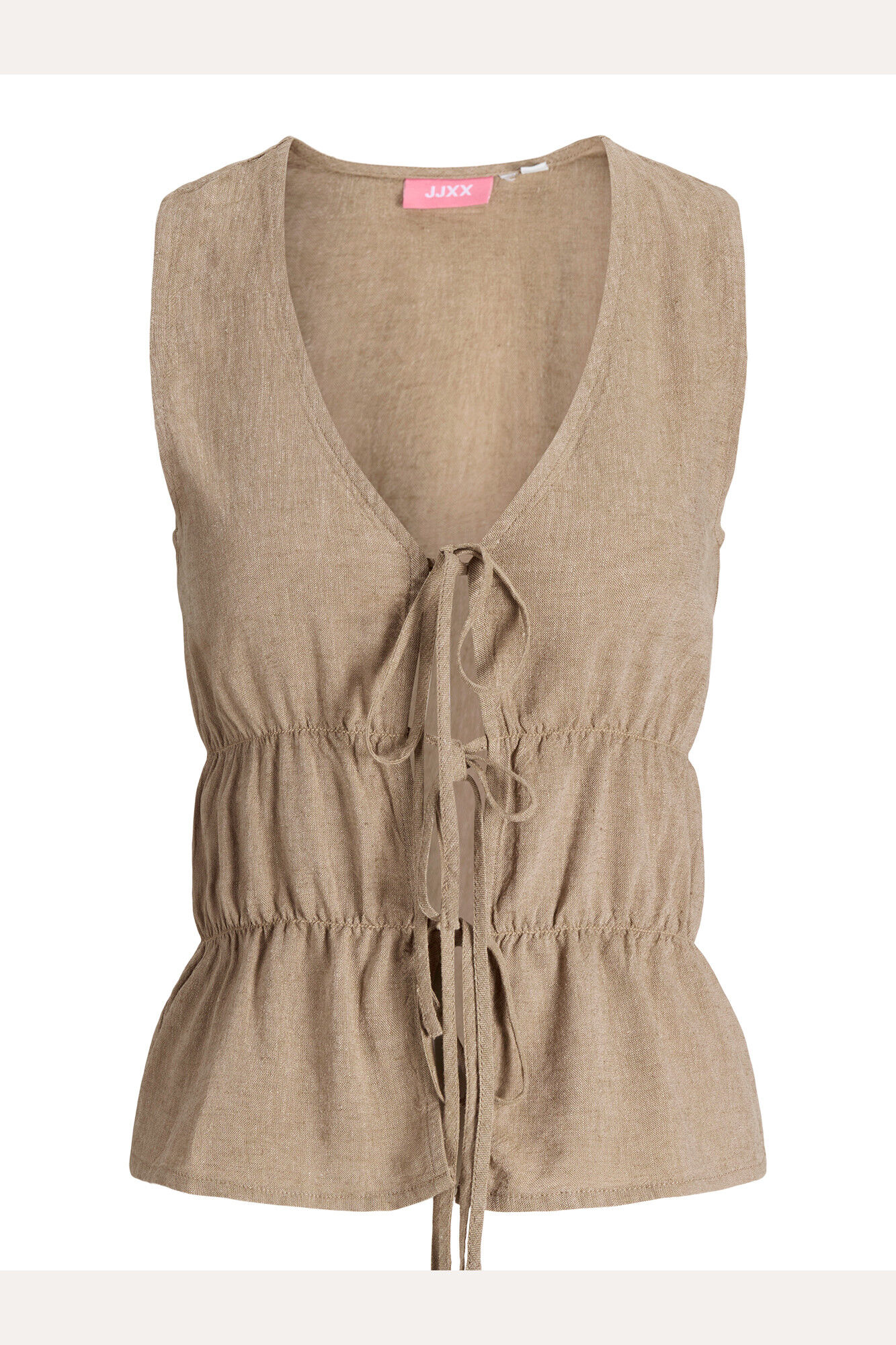 Jack & Jones Top lino escote pico