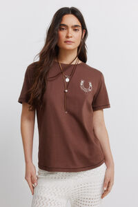 Springfield Cotton graphic T-shirt