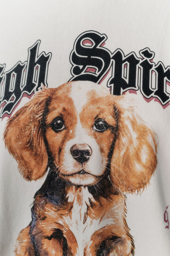 High Spirits Sweatshirt Barky bege