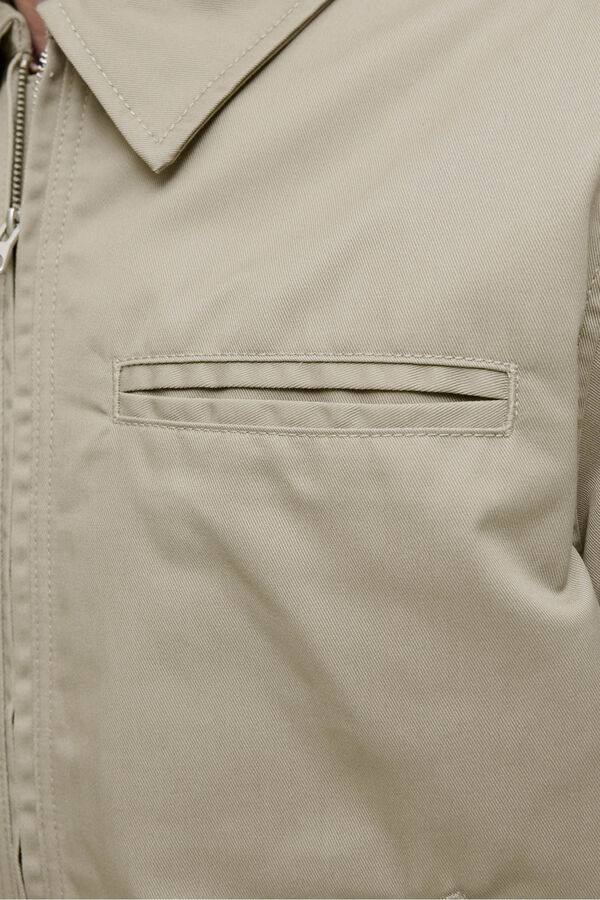 Jack & Jones PLUS Blus&atilde;o estilo cl&aacute;ssico cinzento