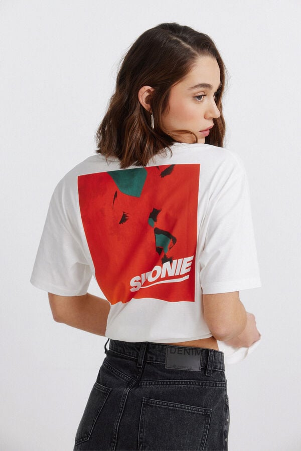 Springfield Camiseta Sidonie marfil