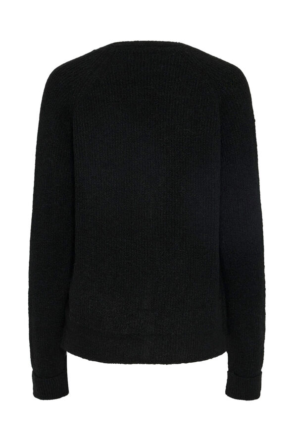 Pieces Knit cardigan black