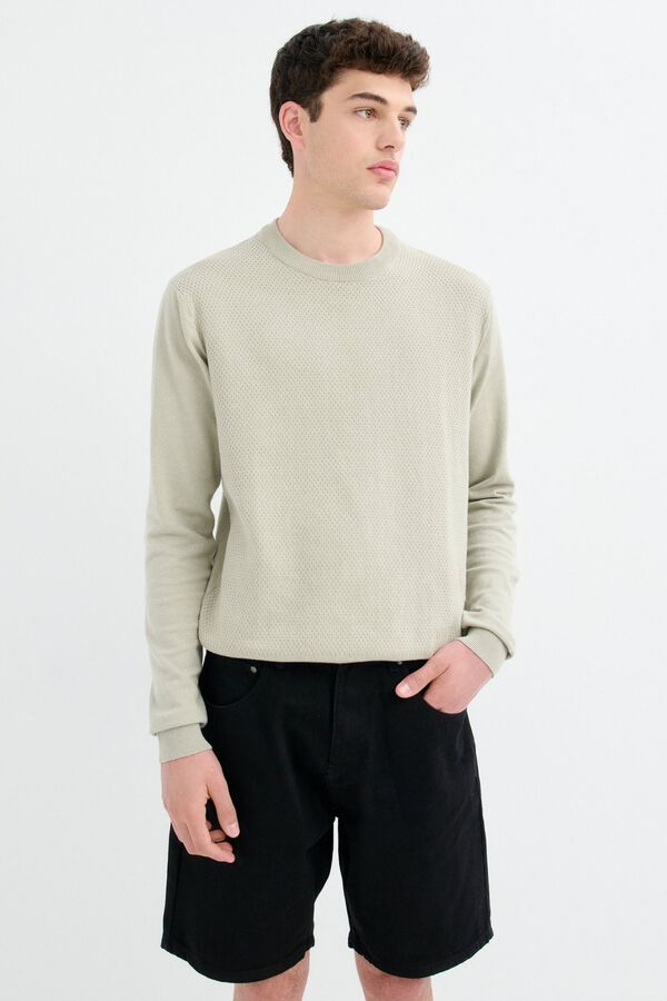 Inside Jersey Con Textura verde