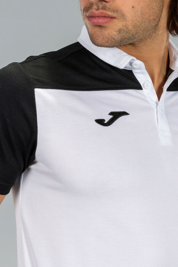 Joma Black M/C white i hobby polo shirt printed