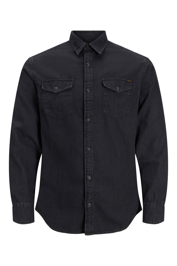 Jack & Jones Denim regular shirt black