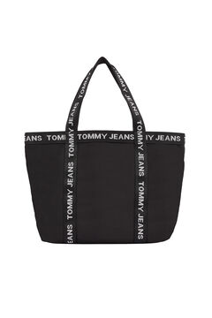 Springfield Bolso tote Tommy Jeans de poliéster negro