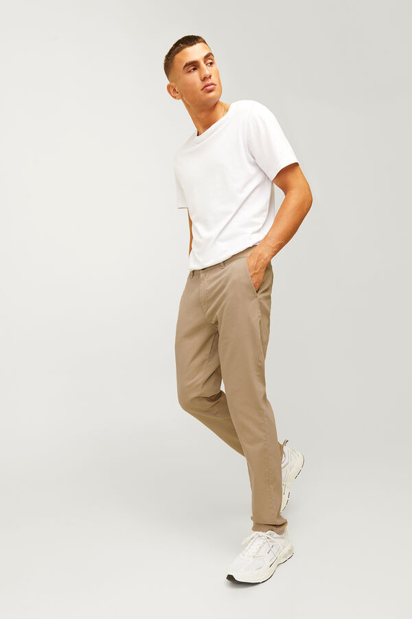 JJ REBEL Pantal&oacute;n chino slim fit gris