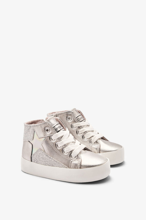 Conguitos Zapatillas Altas con Estrella gris