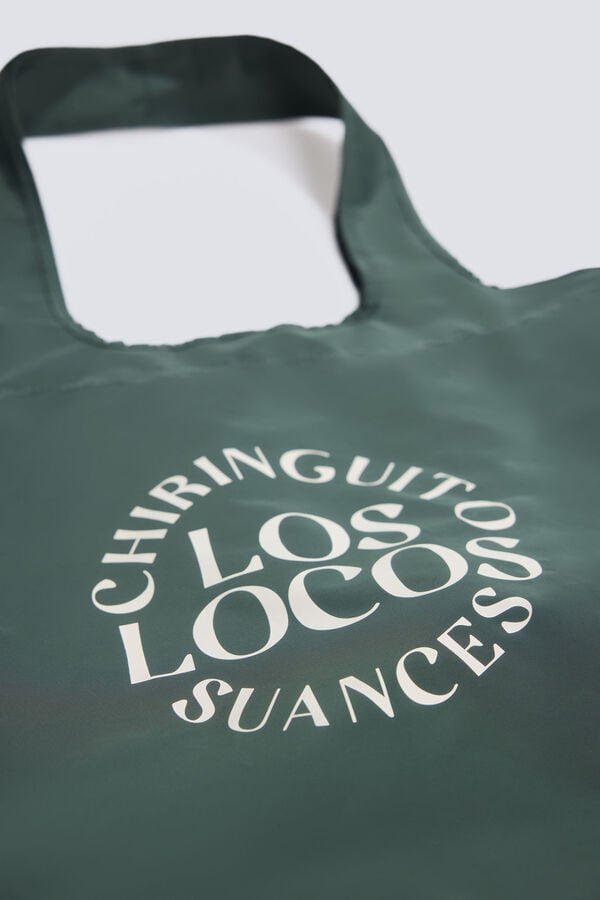 Springfield Mala tote bag chiringuito "los locos" verde