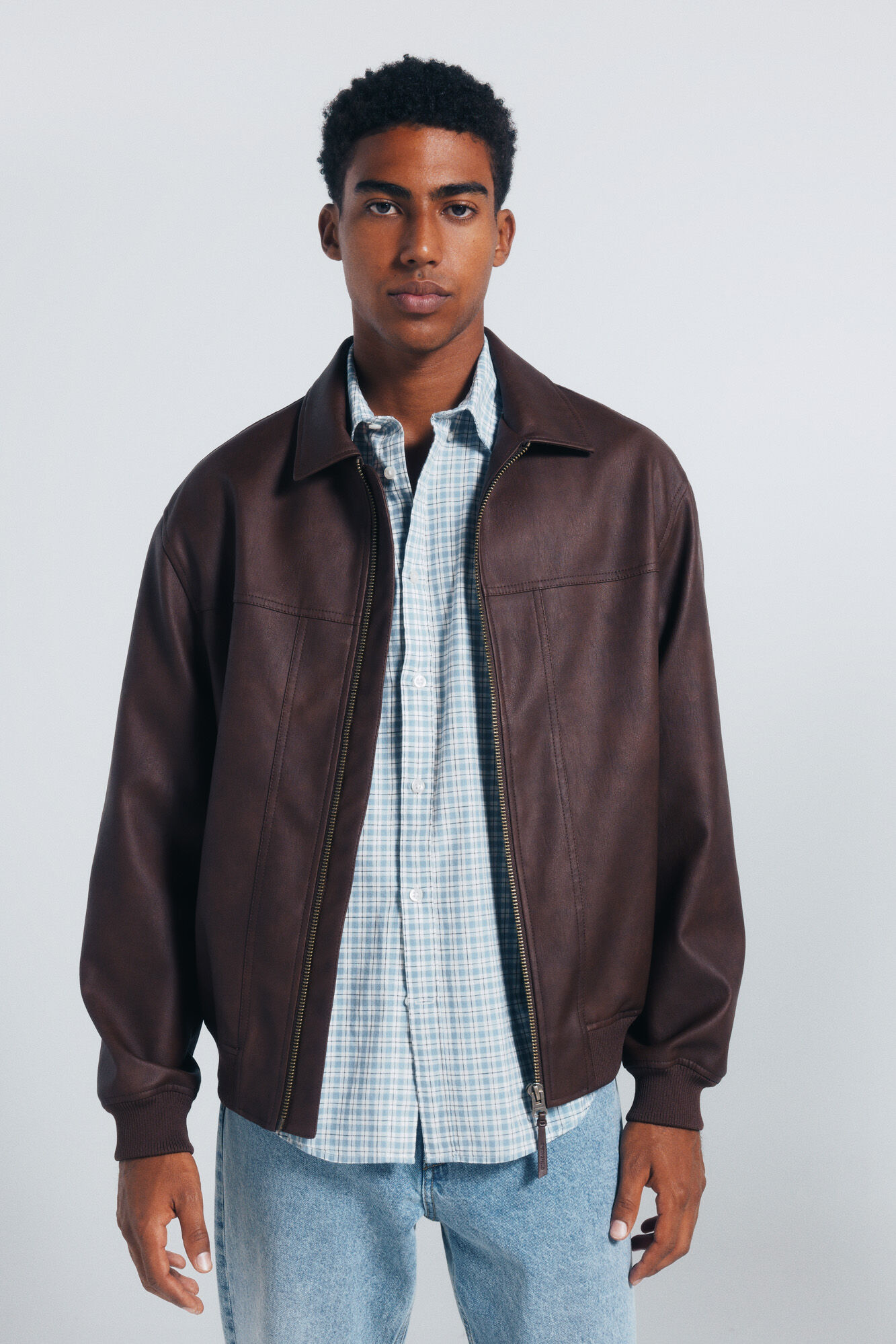 Springfield Faux leather jacket