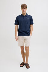 JJ REBEL Regular fit polo shirt Plava