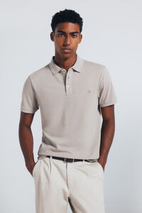Springfield Slim fit piqué polo shirt