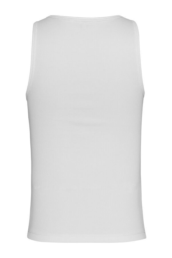 Springfield Women's Tommy Jeans vest top white