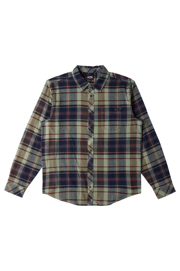 Billabong Men's flannel shirt green
