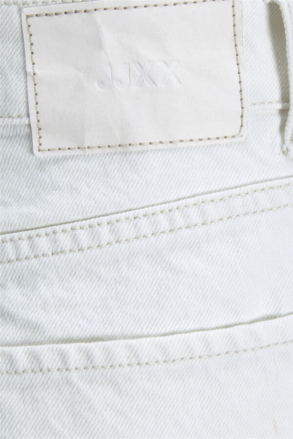 Springfield White wide leg jeans white
