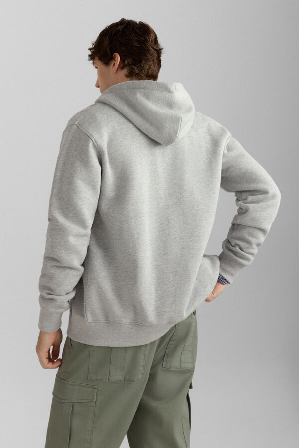 Springfield Basic open sweatshirt grey