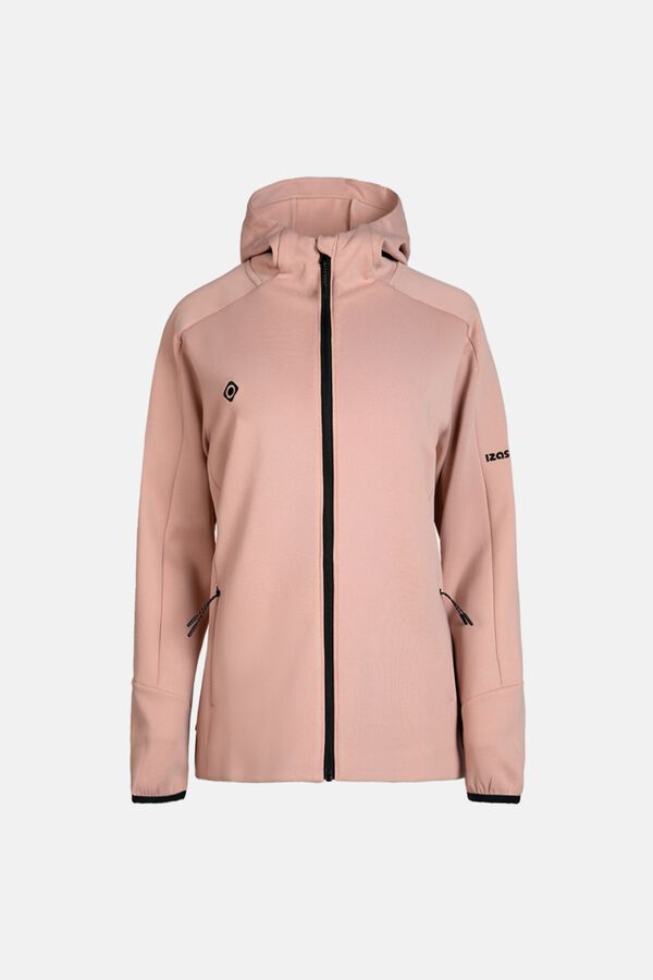 Izas Stretch zip-up sweatshirt pink