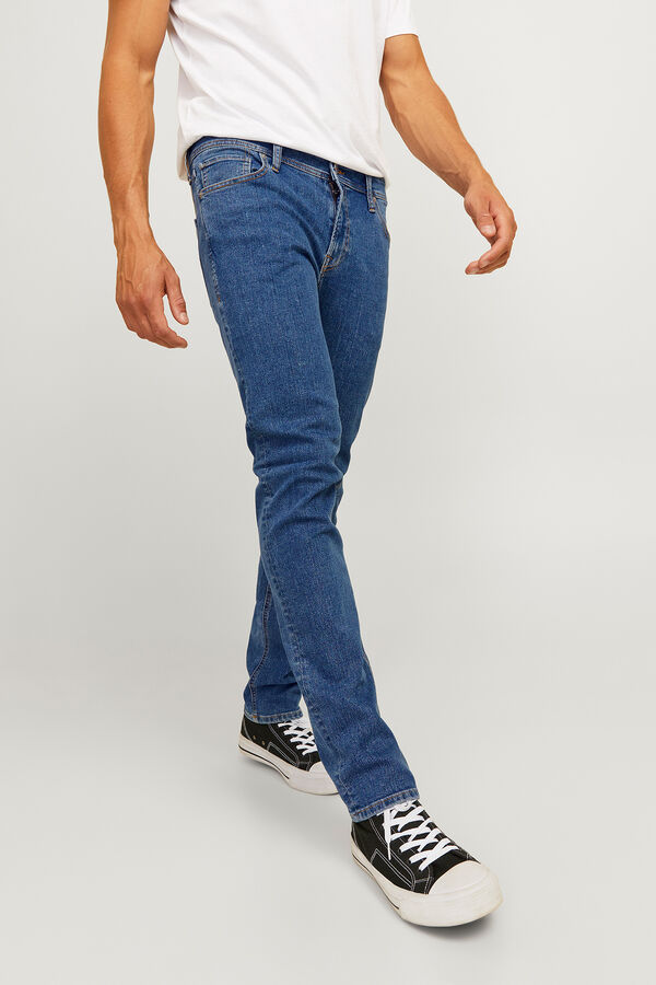 Springfield Slim fit jeans plava